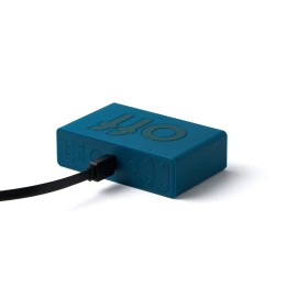 Часы настольные Flip Mini, темно-бирюзовый