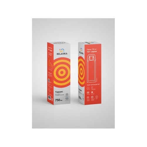 Термос Relaxika 101, 750 мл, стальной