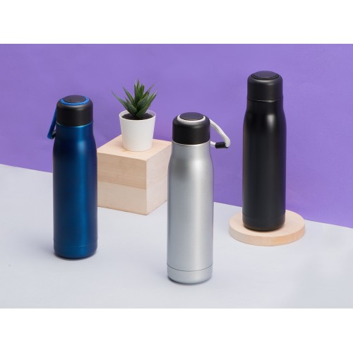 Вакуумный термос "Ardent" Waterline, 500 мл, тубус, темно-синий