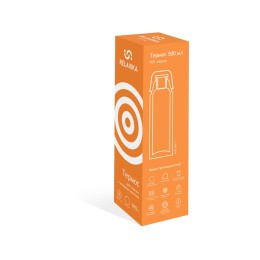 Термос Relaxika 101 (0,5 литра), желтый (без лого)