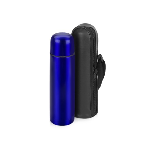 Термос «Ямал» с чехлом, 500мл, синий