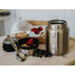 Термос для еды, вакуумный, бытовой, тм "bobber". Объем 0.7 литра. Артикул Jerrycan-700 Glossy