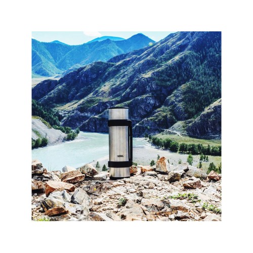 Термос со стальной колбой тм THERMOS NCB-12B Rocket Bottle 1,2L