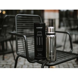 Термос для напитков, вакуумный, бытовой, тм "bobber". Объем 0.47 литра. Артикул Flask-470 Glossy