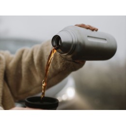 Термос для напитков, вакуумный, бытовой, тм "bobber". Объем 1 литр. Артикул Flask-1000 Matte