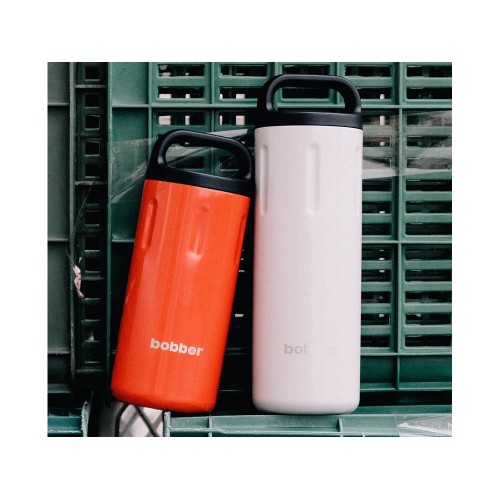 Вакуумный термос с керамическим покрытием бытовой, тм "bobber", 770 мл. Артикул Bottle-770 Iced Water (белый)