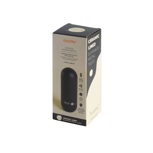 Вакуумный термос «ORB» с керамическим покрытием, 420 мл, черный