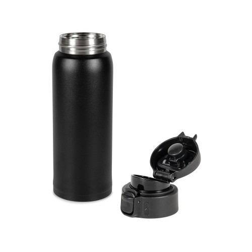 Термокружка Relaxika 701 (0,48 литра), черная (без лого)