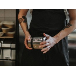 Термос для еды, вакуумный, бытовой, тм "bobber". Объем 0.47 литра. Артикул Jerrycan-470 Glossy