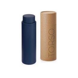 Вакуумный термос с двойными стенками и медным слоем "Torso", 480 мл, темно-синий