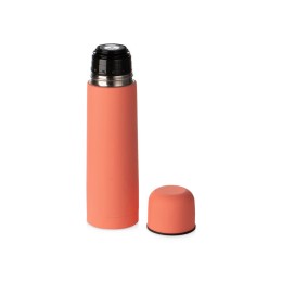Термос «Ямал Soft Touch» с чехлом, 500мл, коралловый