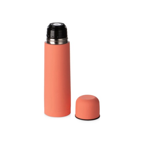 Термос «Ямал Soft Touch» с чехлом, 500мл, коралловый