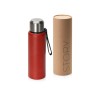 Вакуумный термос "Story" c покрытием powder, тубус, красный
