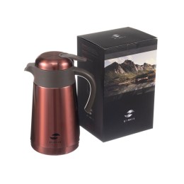 Термокофейник Stinger, 1,6 л, нержавеющая сталь, красный, 18 x 13,6 x 25,9 см