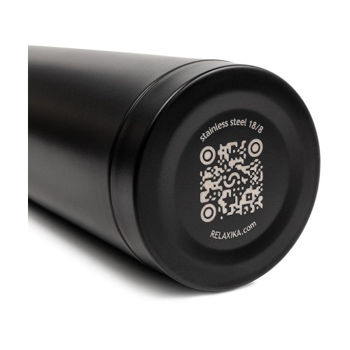 Термос Relaxika 101 (0,5 литра), черный (без лого)