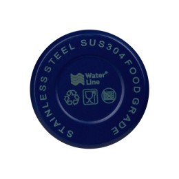 Термос с чашей и двойными медными стенками "Stern", 1 л, темно-синий