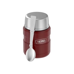 Термос из нерж. стали с ложкой тм THERMOS SK3000 MRR 0,47L