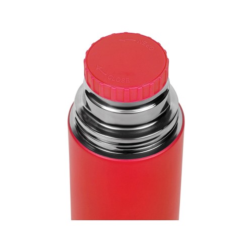 Термос Relaxika 101 (1 литр), красный (без лого)