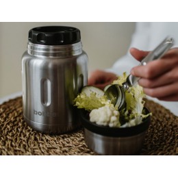 Термос для еды, вакуумный, бытовой, тм "bobber". Объем 0.7 литра. Артикул Jerrycan-700 Glossy