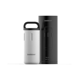 Вакуумный термос с керамическим покрытием бытовой, тм "bobber", 590 мл. Артикул Bottle-590 Iced Water (белый)