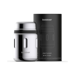 Термос для еды, вакуумный, бытовой, тм "bobber". Объем 0.7 литра. Артикул Jerrycan-700 Glossy