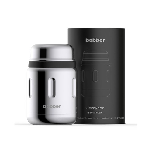 Термос для еды, вакуумный, бытовой, тм "bobber". Объем 0.7 литра. Артикул Jerrycan-700 Glossy