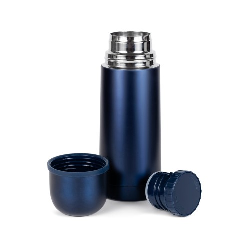 Термос Relaxika 101 (0,35 литра), темно-синий (без лого)