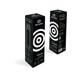 Термос Relaxika 101 (0,5 литра), черный (без лого)