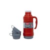 Термос со стеклянной колбой тм THERMOS PICNIC 40 Series Red 1,0L