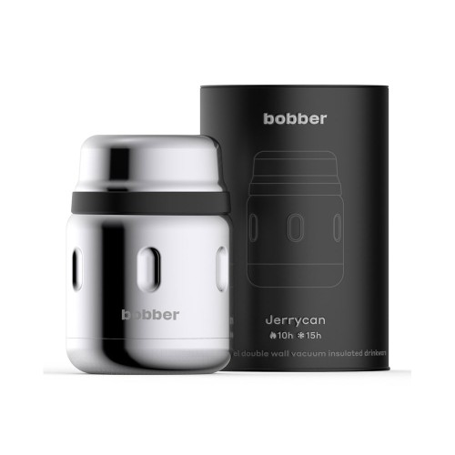 Термос для еды, вакуумный, бытовой, тм "bobber". Объем 0.47 литра. Артикул Jerrycan-470 Glossy