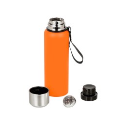 Вакуумный термос "Story", тубус, оранжевый