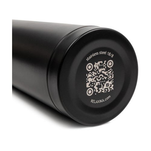 Термос Relaxika 101 (1 литр), черный (без лого)