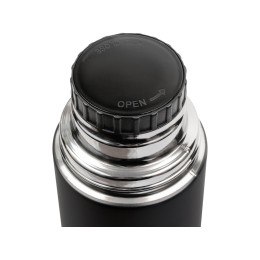 Термос Relaxika 101 (1 литр), черный (без лого)