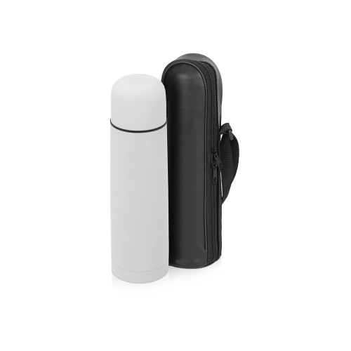 Термос «Ямал Soft Touch» с чехлом, 500мл, белый