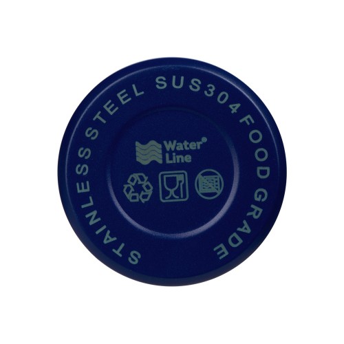 Термос с чашей и двойными медными стенками "Stern", 1 л, темно-синий