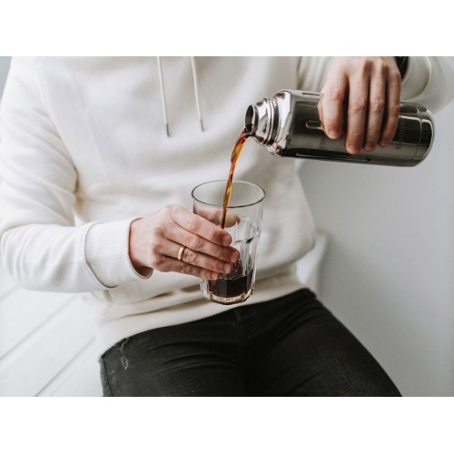 Термос для напитков, вакуумный, бытовой, тм "bobber". Объем 0.47 литра. Артикул Flask-470 Glossy