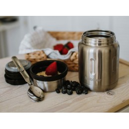 Термос для еды, вакуумный, бытовой, тм "bobber". Объем 0.7 литра. Артикул Jerrycan-700 Matte