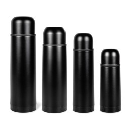 Термос Relaxika 101 (1 литр), черный (без лого)