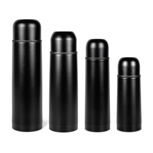 Термос Relaxika 101 (1 литр), черный (без лого)