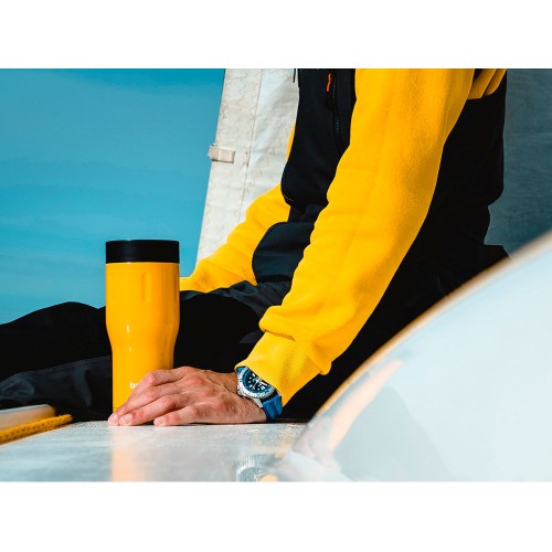 Термос питьевой, вакуумный, бытовой, тм "bobber". Объем 0,47 литра. Артикул Tumbler-470 Ginger Tonic