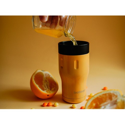 Термос питьевой, вакуумный, бытовой, тм "bobber". Объем 0,35 литра. Артикул Tumbler-350 Ginger Tonic