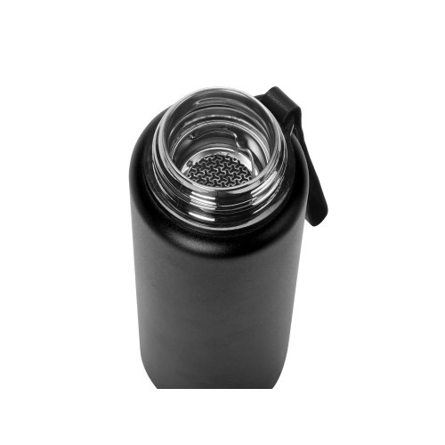 Вакуумный термос "Story" c покрытием powder, черный