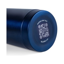 Термос Relaxika 101 (0,35 литра), темно-синий (без лого)