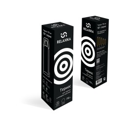 Термос Relaxika 101 (0,75 литра), черный (без лого)