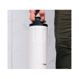 Вакуумный термос с керамическим покрытием бытовой, тм "bobber", 770 мл. Артикул Bottle-770 Iced Water (белый)