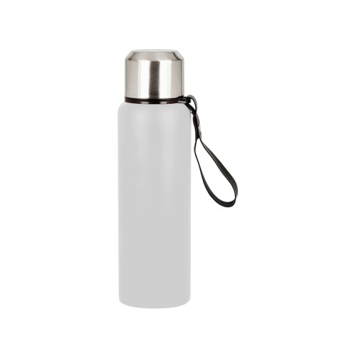 Вакуумный термос "Story", тубус, средне-серый