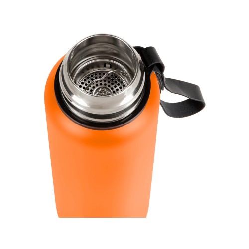 Вакуумный термос "Story", тубус, оранжевый