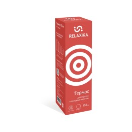 Термос Relaxika 101 (0,75 литра), красный (без лого)