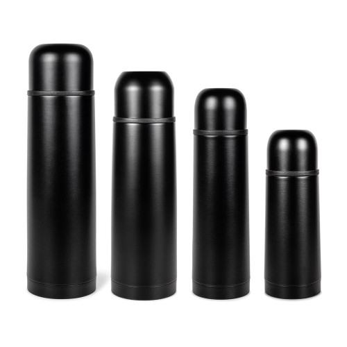 Термос Relaxika 101 (0,35 литра), черный (без лого)