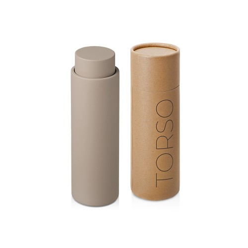 Вакуумный термос с двойными стенками и медным слоем "Torso", 480 мл, бежевый